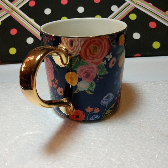 SOLD!! - 🆕 Anthropologie Floral Monogram D Cup/Mug - Picture 2 of 10